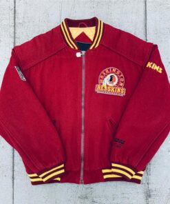 1990’s Washington Redskins Burgundy Varsity Wool Jacket