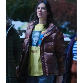 1UP Sloane Maroon Puffer Jacket