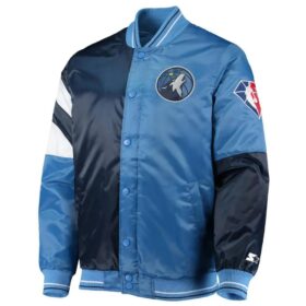 75th Anniversary Minnesota Timberwolves Leader Color Block Jacket