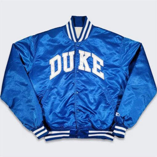 80’S Duke Blue Devils Blue Bomber Jacket