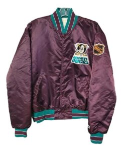90’s Anaheim Ducks Purple Bomber Jacket