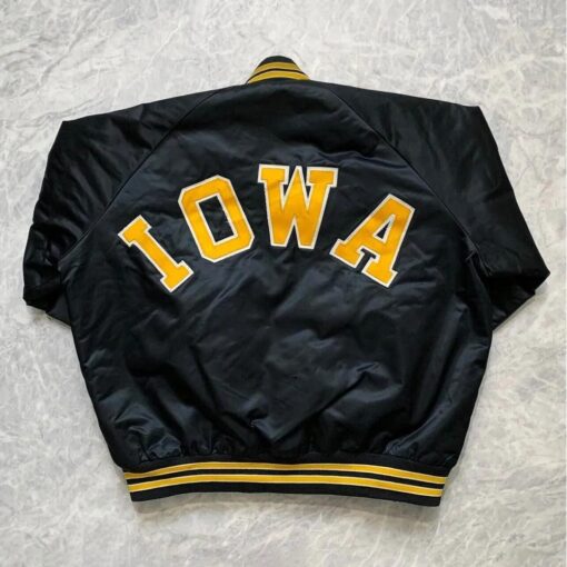 90’S Iowa Hawkeyes Spellout Jacket
