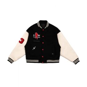 A Few Good Kids CEO Baseball Varsity Black Jacket