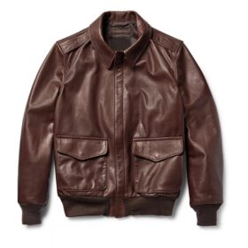Adam Spencer A2 Grain Leather Jacket
