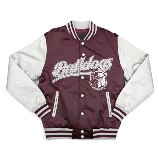Alabama A&Amp;M Bulldogs Maroon And Light Gray Jacket