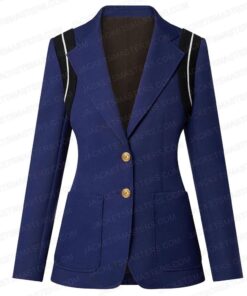 Ana De Armas Blonde Blue Blazer