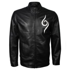 Anbu Naruto Black Leather Jacket