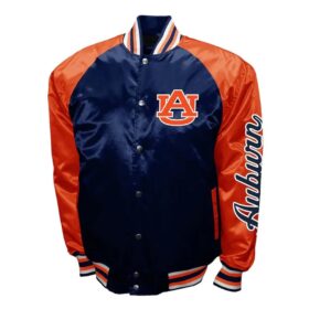 Auburn Tigers The Game Navy Satin Jacket