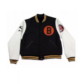 Baltimore Black Sox Varsity White and Black Jacket
