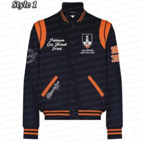 Baltimore City College Black Varsity Wool Jacket