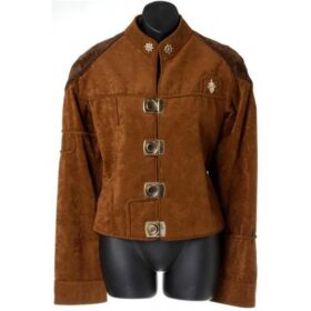 Battlestar Galactica Viper Pilot Suede Leather Jacket