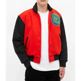 Billionaire Boys Club Mountain Letterman Logo Jacket