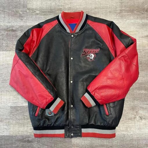 Buffalo Sabres 1990’S Varsity Leather Jacket