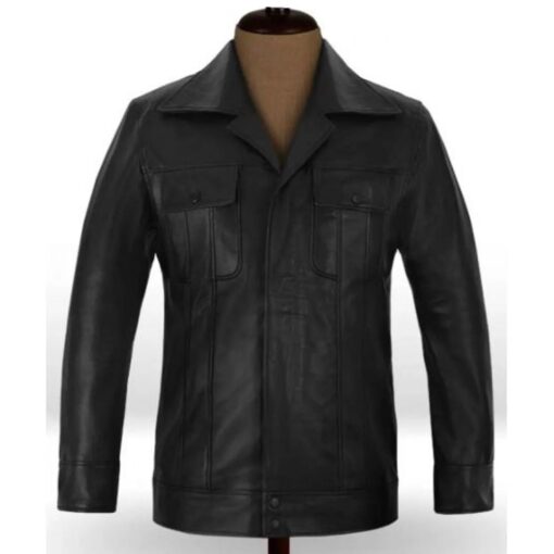 Elvis Presley Singer 1968 Leather Jacket