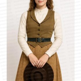 Faith Hill 1883 Brown Vest