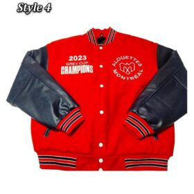 Grey Cup Champions 2023 Montreal Alouettes Varsity Jacket