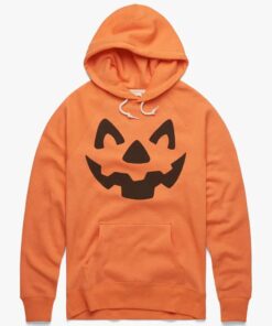 Jack-O-Lantern Face Pullover Hoodie