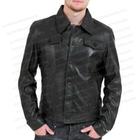 Last Light Matthew Fox Black Leather Jacket
