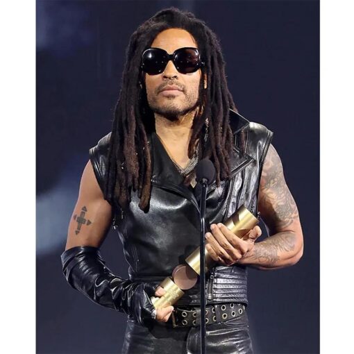 Lenny Kravitz 2024 People’s Choice Awards Leather Vest