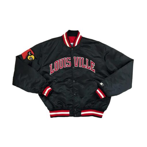 Louisville Cardinals 90’S Black Jacket