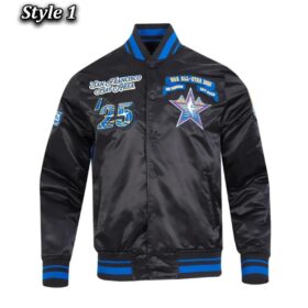 NBA All Star 2025 Classic Rib Satin Jacket