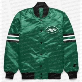 NY Jets Button Down Green Jacket