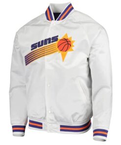 Phoenix Suns Throwback White Jacket