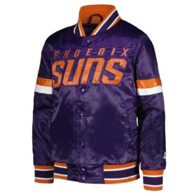 Phoenix Suns Youth Home Game Purple Satin Jacket