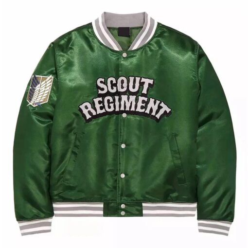 Scout Regiment Attack On Titan Green Bomber Jacket