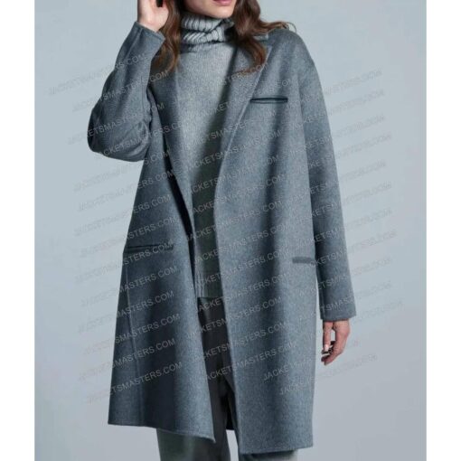 Teresa Palmer A Discovery Of Witches Wool Gray Coat