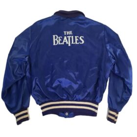 The Beatles 80s Bomber Satin Jacket