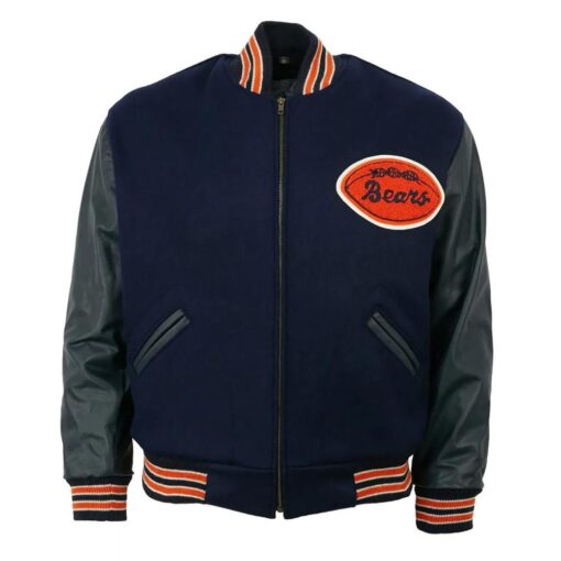 Varsity 1958 Chicago Bears Navy Blue Jacket