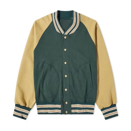 Varsity Mild Old-School Style Full Snap Jacket